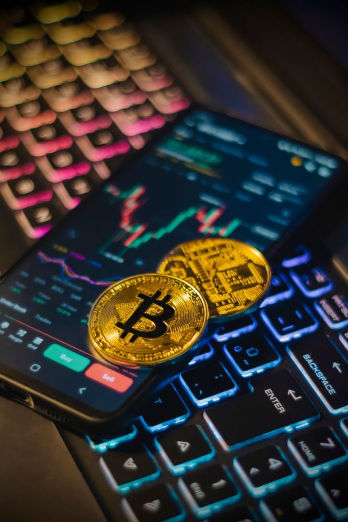 bitcoin and cryptocurrency trading setup