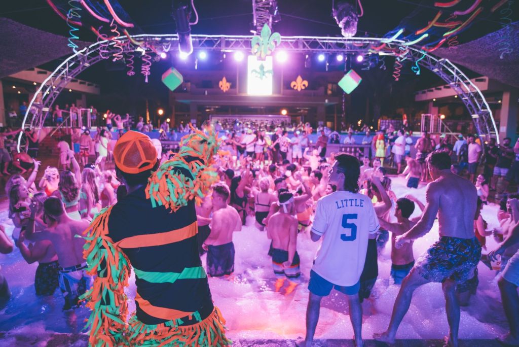 people partying in the club